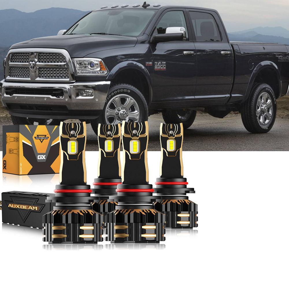 pour 2016-2017 Ram 2500 (avec projector-type headlights) 9005 9005 LED Headlights Bulbs Bundle – vue 14