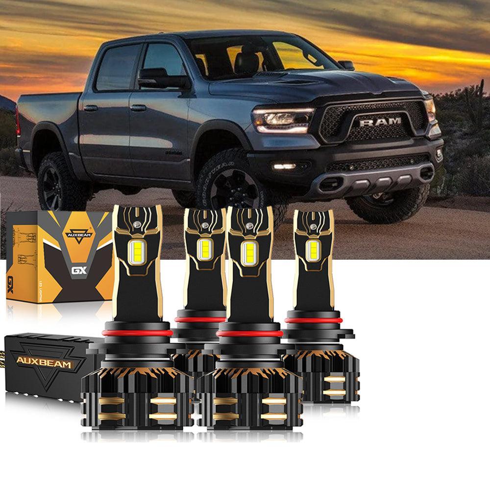 pour 2018-2019 Ram 1500 (avec projector-type headlights) 9005 9005 Ampoules de phare LED Bundle – vue 14