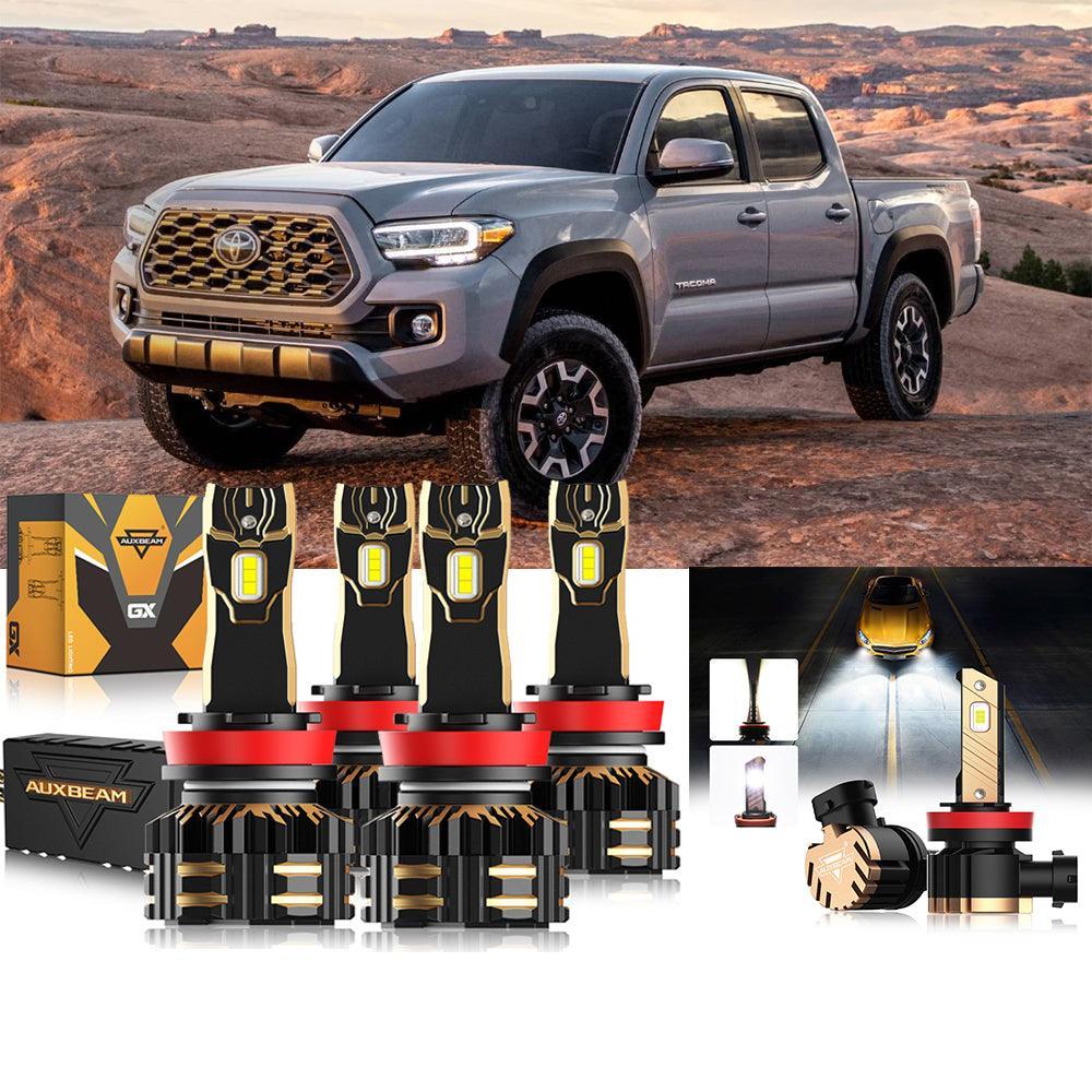 pour 2021-2022 Toyota Tacoma H11 Ampoules de phare LED Bundle