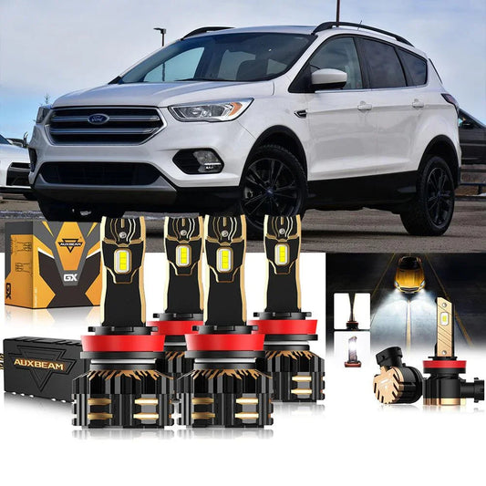 pour 2017 Ford Escape H11 9005 Ampoules de phare LED Bundle