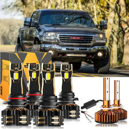 Kit d’ampoules LED de phare 9005 9006 pour GMC Sierra 2500 2000–2002 – NOVADOMIO