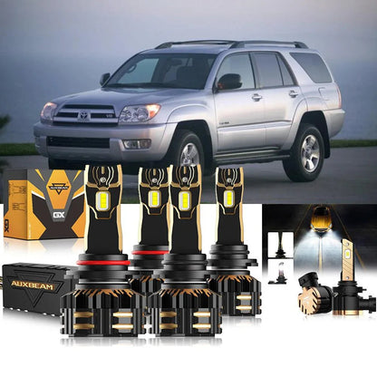 Kit d’ampoules LED de phare 9005 9006 pour Toyota 4Runner 2003–2004 – NOVADOMIO
