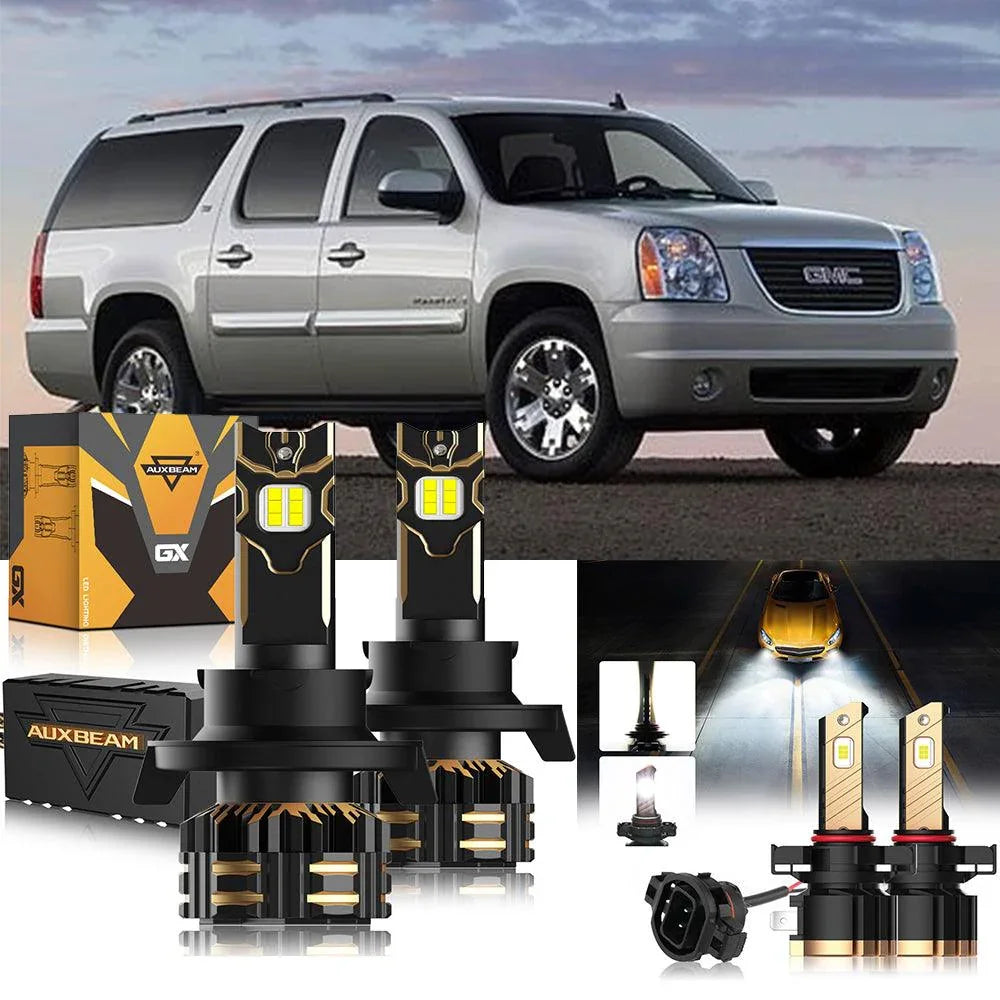 pour 2007-2013 GMC Yukon XL 2500 H13 Ampoules de phare LED