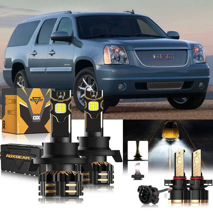 pour 2007-2014 GMC Yukon XL 1500 H13 Ampoules de phare LED Bundle – NOVADOMIO