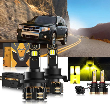 H13 Ampoules de phare LED pour Ford Escape 2008–2012 – vue 11 – NOVADOMIO
