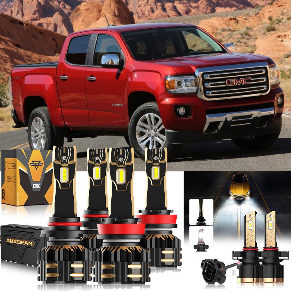 pour 2015-2019 GMC Canyon 9005 H11 Ampoules de phare LED Bundle