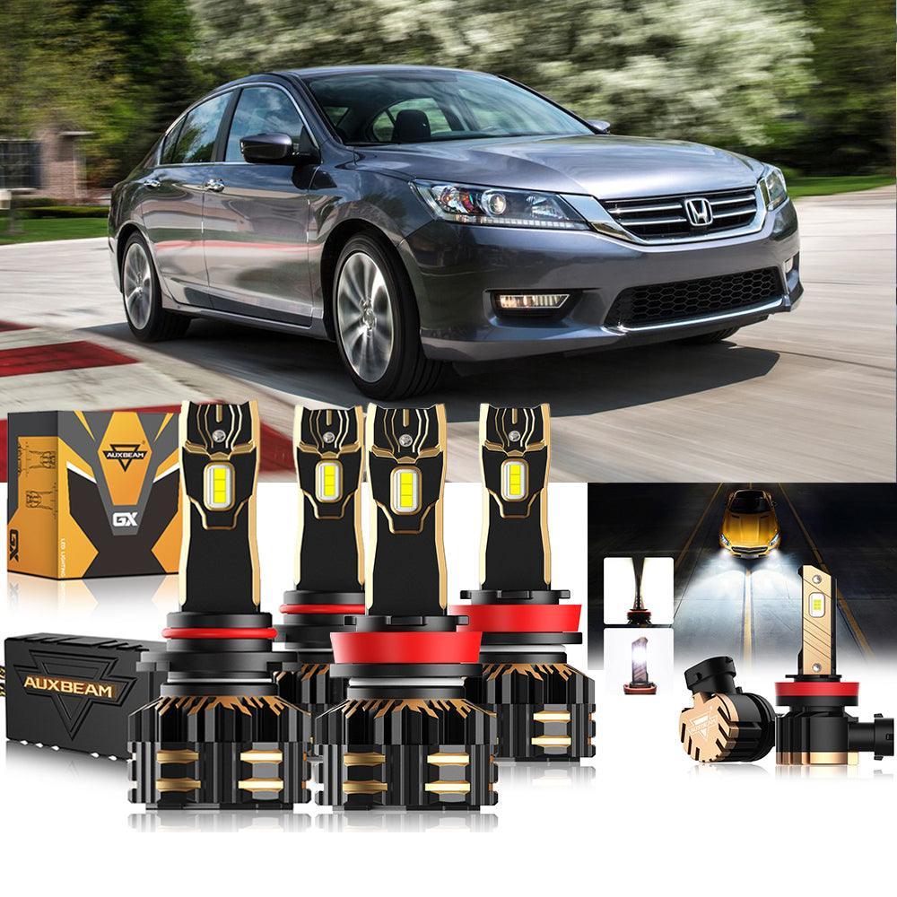 pour 2013-2015 Honda Accord 9005 H11 Ampoules de phare LED Bundle