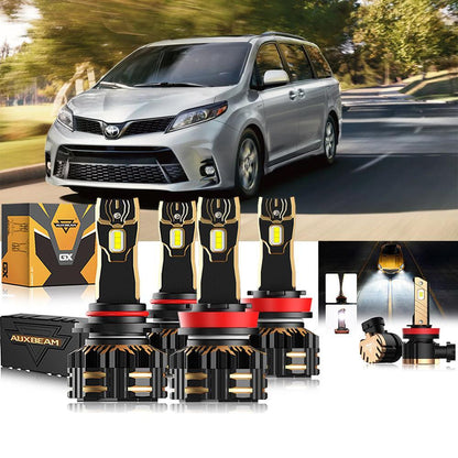 Kit d’ampoules LED de phare 9005 D4S pour Toyota Sienna 2020 – NOVADOMIO