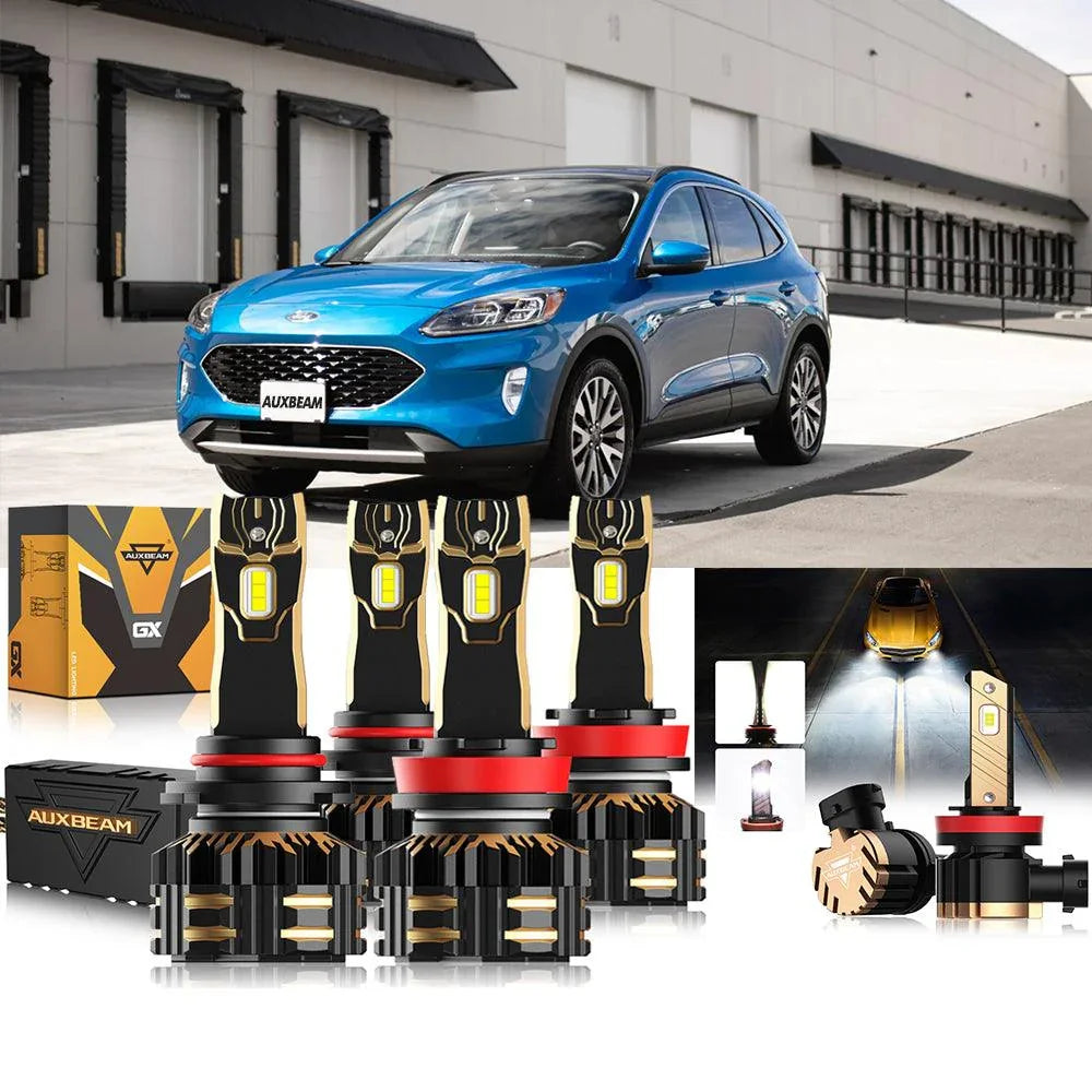 pour 2020 Ford Escape 9005 H11 Ampoules de phare LED Bundle
