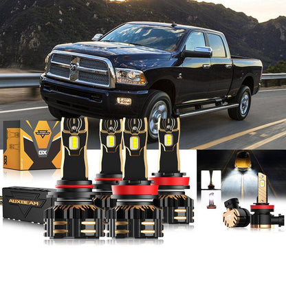 Kit d’ampoules LED de phare 9005 H11 pour Ram 2500 (sans projector-type phares) 2013–2015 – NOVADOMIO