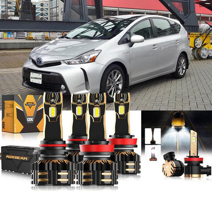 Kit d’ampoules LED de phare 9005 H11 pour Toyota Prius V 2012–2018 – NOVADOMIO