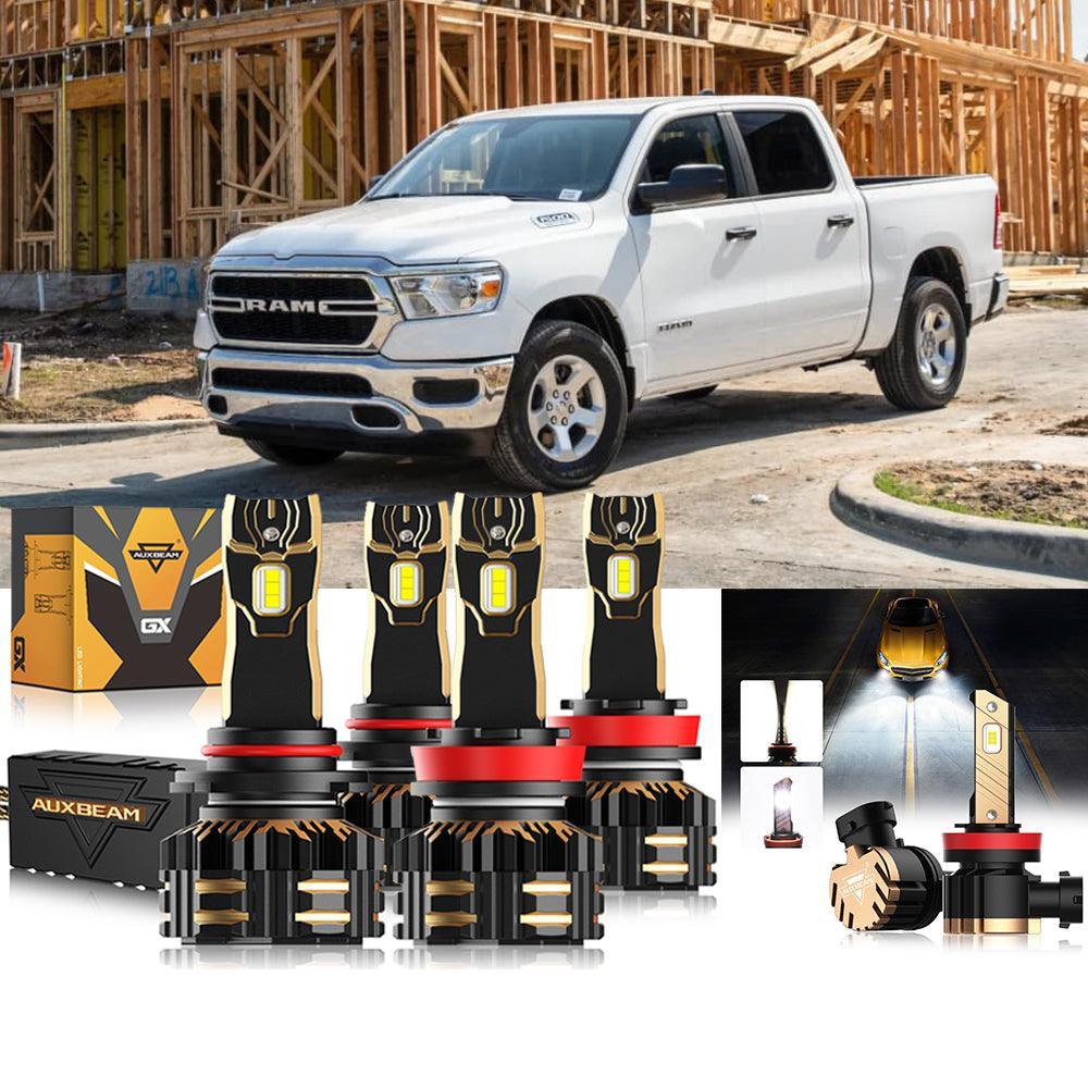 pour 2020 Ram 1500 9005 H11 LED Headlights Bulbs Bundle