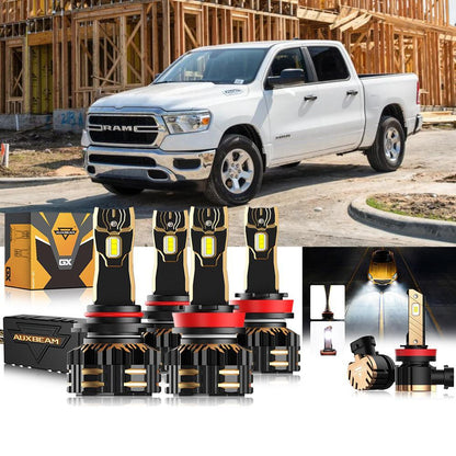 9005 H11 phares ampoules LED kit pour Ram 1500 2020 – NOVADOMIO