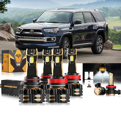 pour 2010-2020 Toyota 4Runner 9005 H11 Ampoules de phare LED Bundle – NOVADOMIO