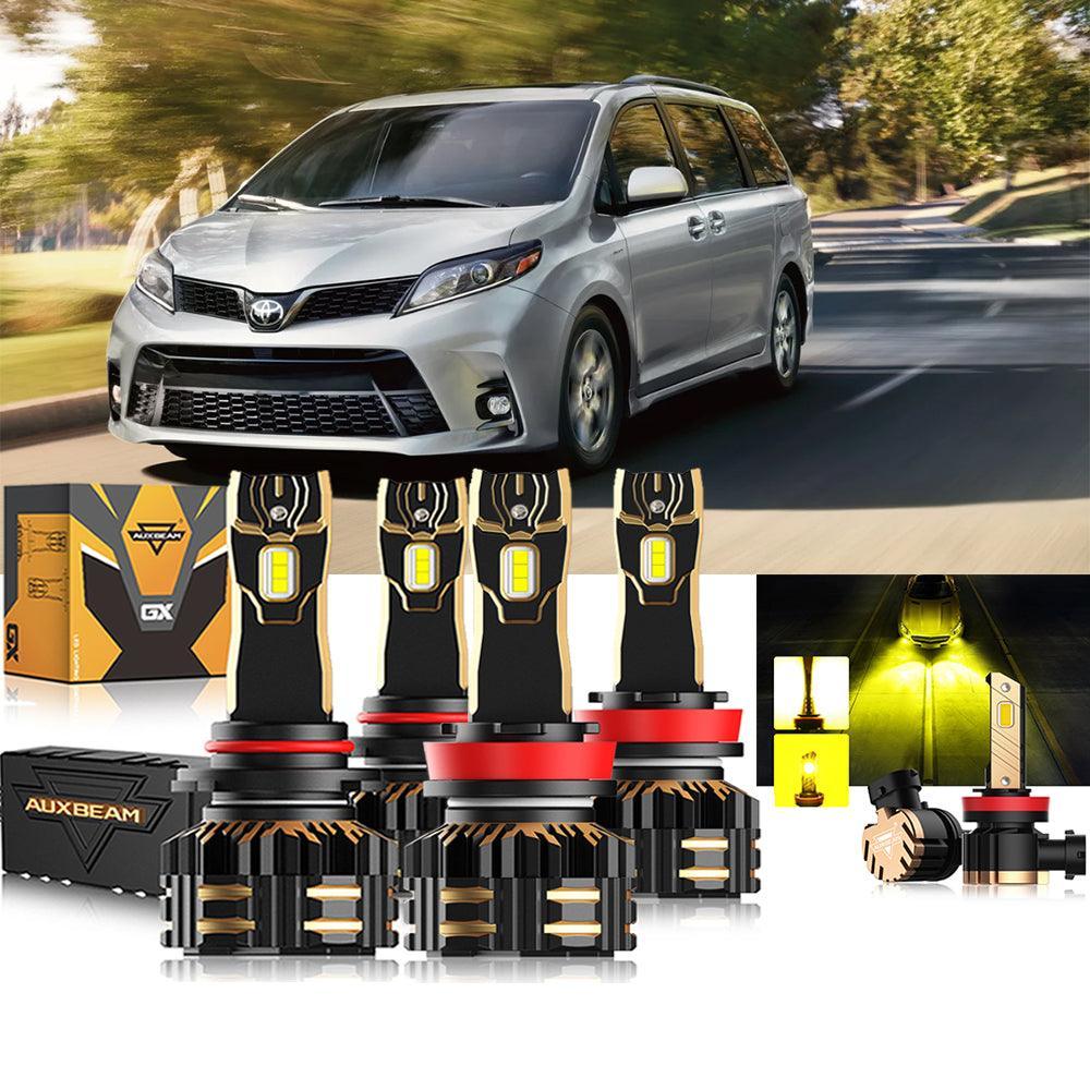 pour 2020 Toyota Sienna 9005 D4S Ampoules de phare LED Bundle – vue 11