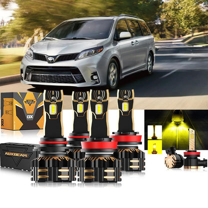 Kit d’ampoules LED de phare 9005 D4S pour Toyota Sienna 2020 – vue 11 – NOVADOMIO