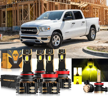 9005 H11 phares ampoules LED kit pour Ram 1500 2020 – vue 11 – NOVADOMIO