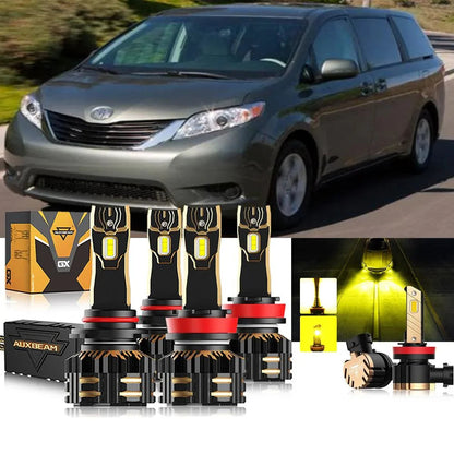Kit d’ampoules LED de phare 9005 H11 pour Toyota Sienna 2011–2019 – vue 11 – NOVADOMIO