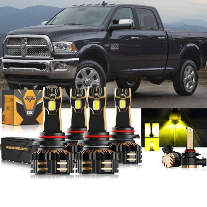 Kit ampoules LED 9005 feux de route / croisement – Ram 2500 2016-2017 avec phares type projecteur – vue 13 – NOVADOMIO
