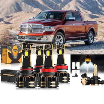 Kit d’ampoules LED de phare 9005 H11 pour Ram 1500 (sans phares à projecteur) 2013 – NOVADOMIO