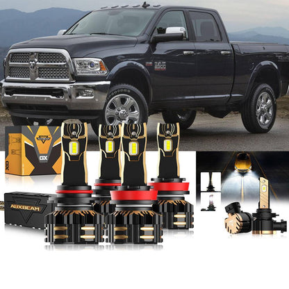 9005 H11 phares ampoules LED kit pour Ram 2500 (sans projector-type phares) 2016–2017 – NOVADOMIO