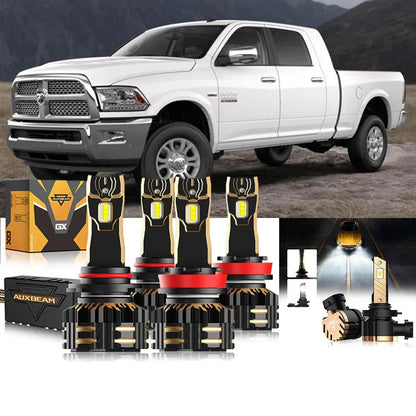 9005 H11 phares ampoules LED kit pour Ram 2500 (sans projector-type phares) 2018–2019 – vue 12 – NOVADOMIO