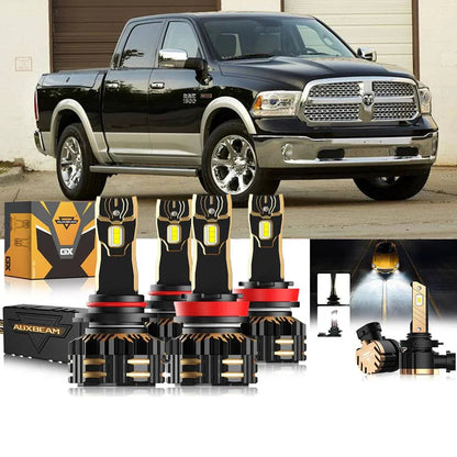Kit d’ampoules LED de phare 9005 H11 pour Ram 1500 (sans projector-type phares) 2014 – vue 12 – NOVADOMIO