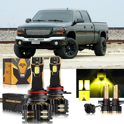 pour 2015 GMC Sierra 2500 HD 9012 Ampoules de phare LED – vue 11 – NOVADOMIO