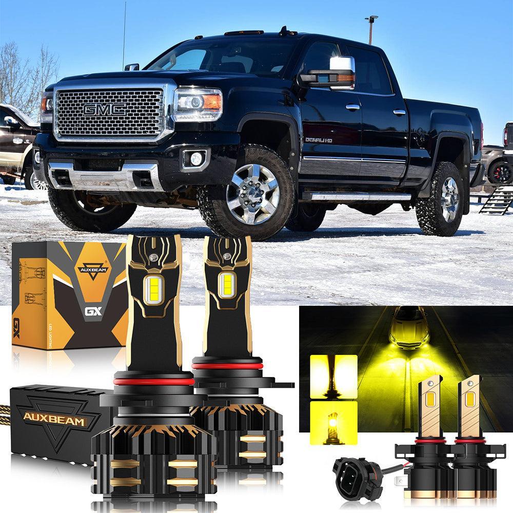 pour 2015 GMC Sierra 3500 HD 9012 Ampoules de phare LED – vue 12