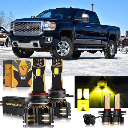 pour 2015 GMC Sierra 3500 HD 9012 Ampoules de phare LED – vue 12 – NOVADOMIO