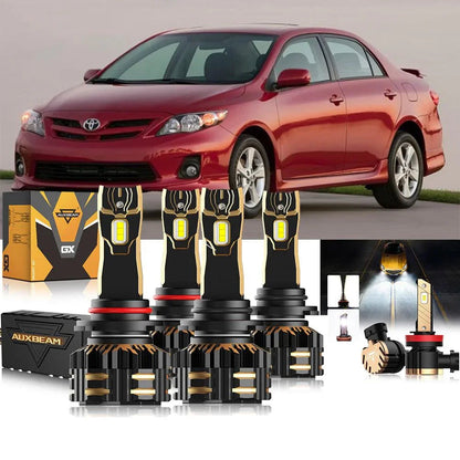 Kit d’ampoules LED de phare 9005 9006 pour Toyota Corolla 2009–2013 – NOVADOMIO