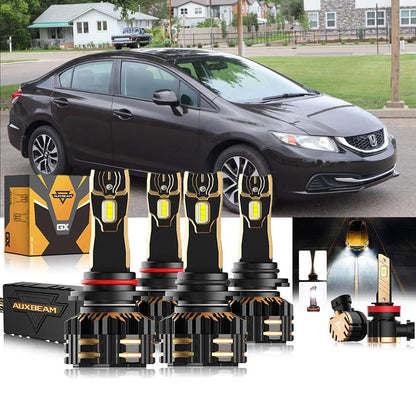 Kit d’ampoules LED de phare 9005 9006 pour Honda Civic 2006–2013 – NOVADOMIO
