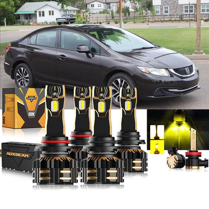 Kit d’ampoules LED de phare 9005 9006 pour Honda Civic 2006–2013 – vue 10 – NOVADOMIO