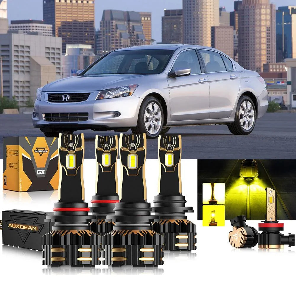 pour 2008-2012 Honda Accord 9005 H11 9006 Ampoules de phare LED Bundle – vue 10