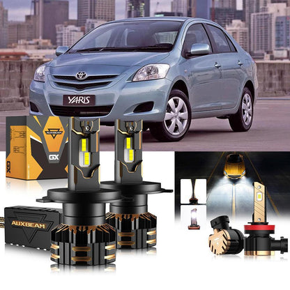 H4 Ampoules de phare LED pour Toyota Yaris 2006–2013 – NOVADOMIO