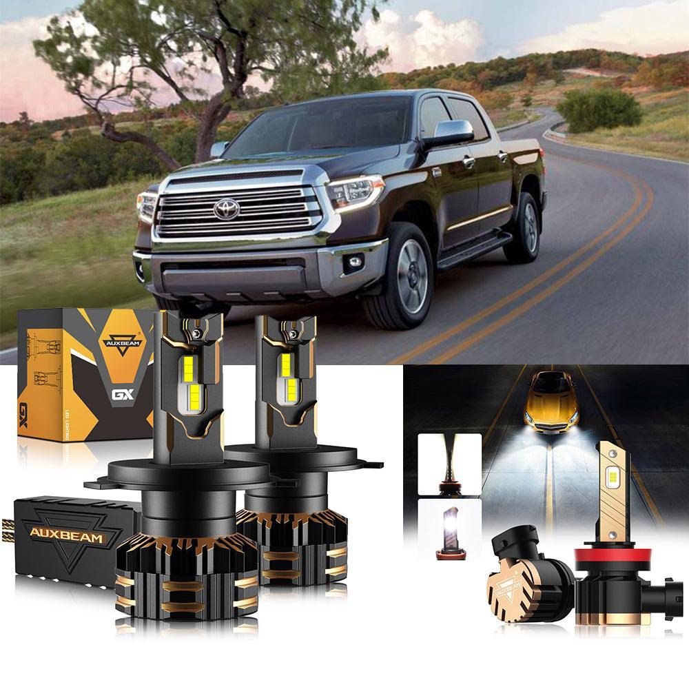 pour 2014-2020 Toyota Tundra H4 Ampoules de phare LED