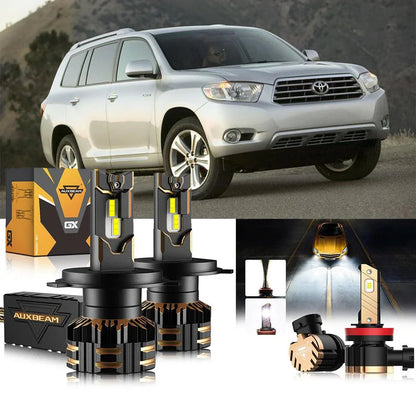 H4 Ampoules de phare LED pour Toyota Highlander 2008–2010 – NOVADOMIO