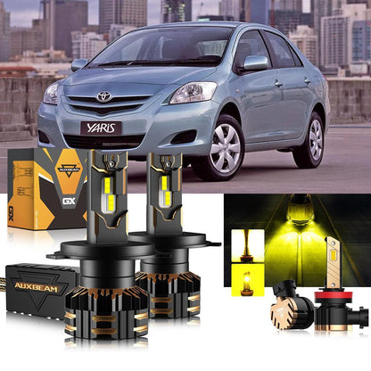 H4 Ampoules de phare LED pour Toyota Yaris 2006–2013 – vue 11 – NOVADOMIO