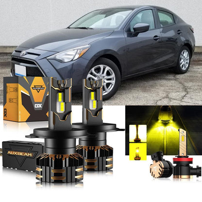 H4 Ampoules de phare LED pour Toyota Yaris iA 2017–2018 – vue 11 – NOVADOMIO