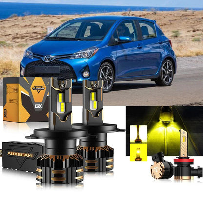 H4 Ampoules de phare LED pour Toyota Yaris 2016–2019 – vue 11 – NOVADOMIO