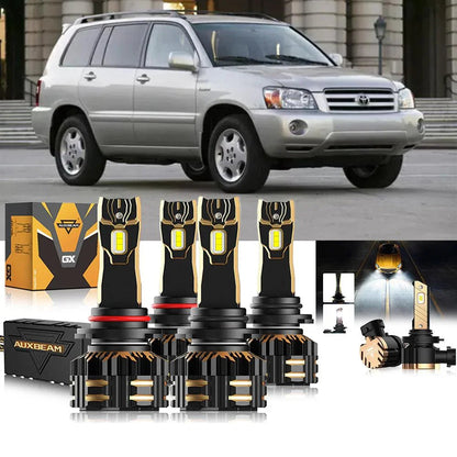 Kit d’ampoules LED de phare 9005 9006 pour Toyota Highlander 2004–2007 – NOVADOMIO