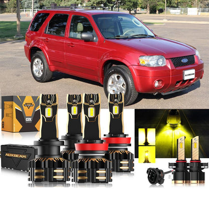 pour 2007 Ford Escape H4 Ampoules de phare LED Bundle – vue 11 – NOVADOMIO