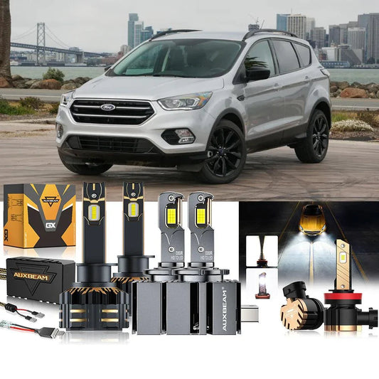 pour 2017 Ford Escape H1 D3S Ampoules de phare LED Bundle