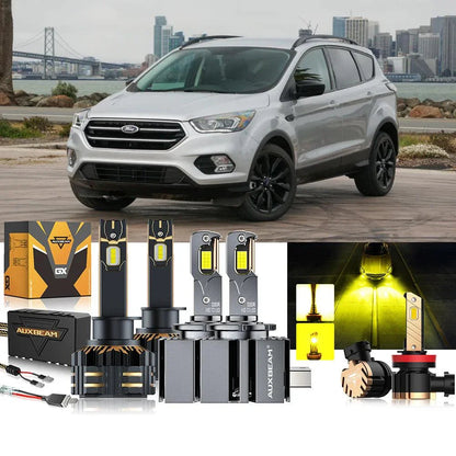 pour 2017 Ford Escape H1 D3S Ampoules de phare LED Bundle – vue 12 – NOVADOMIO