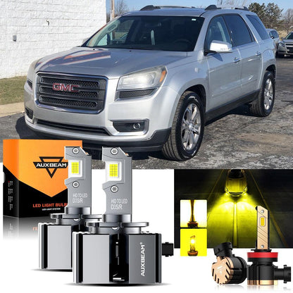 D3S Ampoules de phare LED pour GMC Acadia HID 2013–2019 – vue 12 – NOVADOMIO