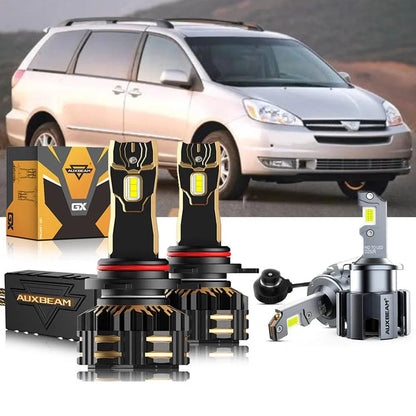 Kit d’ampoules LED de phare 9005 D2S pour Toyota Sienna 2004–2005 – NOVADOMIO