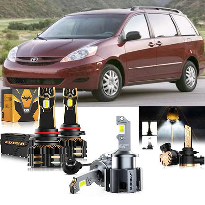 Pour 2006–2010 Toyota Sienna 9005 D2S kit d’ampoules LED de phare – NOVADOMIO