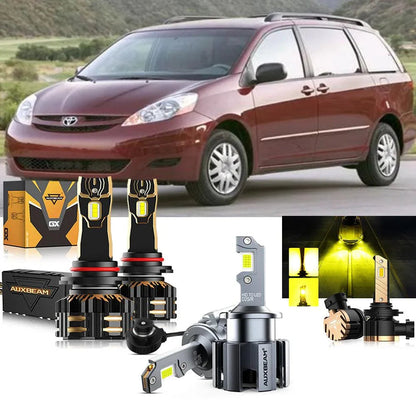 Pour 2006–2010 Toyota Sienna 9005 D2S kit d’ampoules LED de phare – vue 11 – NOVADOMIO