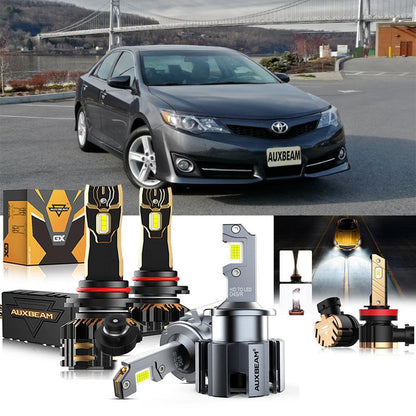 pour 2012-2014 Toyota Camry 9005 D4S Ampoules de phare LED Bundle – vue 24 – NOVADOMIO