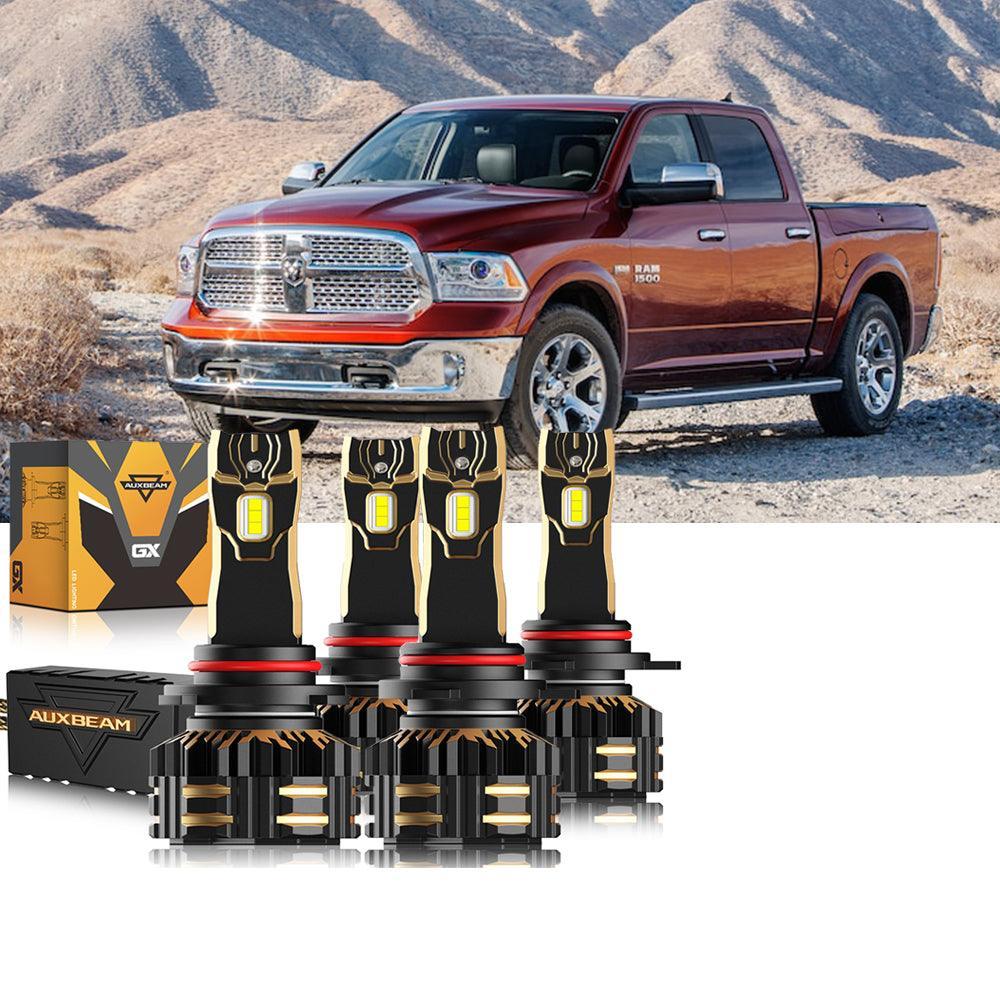 pour 2013 Ram 1500 (avec Projector-Type Headlamps) 9005 9012 Ampoules de phare LED Bundle – vue 11